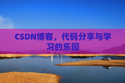 CSDN博客,代码分享与学习的乐园
